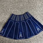 Alya knit embroidered skirt size small Photo 0