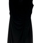 Kay Unger  Black Cap Sleeve Womens Mini Sheath Dress 12 Dark Academia Preppy Photo 0