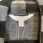 BB Dakota Black Plaid Check Cropped High Neck Top Women Sz S Photo 6