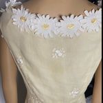 Odille from Anthropogie Embroidery and Floral Appliqué Dress size 6 White Photo 2
