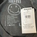 Nirvana  Graphic T Shirt Dress Tee Kurt Cobain 90s Grunge Size Large NWT Band Tee Photo 3