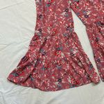 Umgee Smocked Floral Tier Ruffle Wide Leg Jumpsuit Photo 2