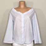 Treasure & Bond Blue and white stripe top. NWOT Photo 0
