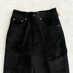 Contrasts Vintage Deadstock Black Leather High Rise Straight Leg Pants 11 Korea Photo 3