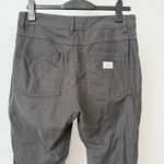 REI Cooperative Women Cargo Pants Size 12 Black Cotton Spandex Zip Pockets Photo 6