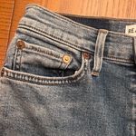 RE/DONE High Rise Button Fly Ankle Crop Stretch Jeans in Light 27 Size 27 Photo 9