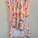 NWT Free People Movement All That Hoodie Coverup Sz Large Pink Swirl Sleeveless Photo 12