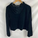 Fabletics  Georgina Sweatshirt II velvet striped cropped hoodie size small Photo 4