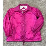 Current Seer Vintage women Basic hot Pink Jacket Windbreaker Lightweight size L Pink Size L Photo 6