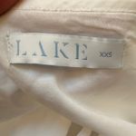 Lake Pajama Poplin Triple Tie Dress XXS NWOT White Photo 6