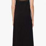 ZARA Black Striped Limited Edition Slip Midi Dress Photo 3