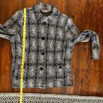 TanJay Black & White Casual Dress Jacket Coat Size 12 Photo 5