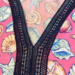 Simply Southern  size L/XL shell blue lace coverup nautical print slit sides Photo 2