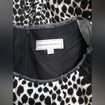 Katherine Kelly animal print mesh dress Black Size 6 Photo 1
