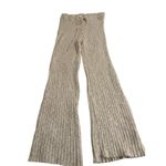 Heartloom  Nakita Knit Pant Size L Cream OatmealWide Leg Drawstring Lounge Womens Photo 1