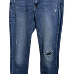 Old Navy  Mid Rise Rockstar Jeans Size 10 Whiskering Distressed Stretch Photo 0