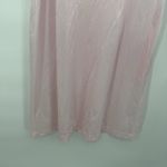 Gloria Vanderbilt  Vintage Light Pink Housecoat Pajama Dress Size Med Coquette Photo 10