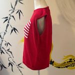 Red Sweater with American Flag Design Size L Photo 1