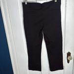 Betabrand Crop Classic Dress Pant Yoga Pants Black #W0249 W1424 Sz M Photo 6