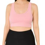 Aerie Light Pink Sports Bra Photo 0