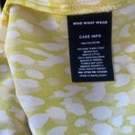 Who What Wear Yellow and White Pleated Mini Dress- summer casual or office Photo 9