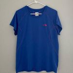 The North Face Women’s Blue Short Sleeve Athletic T-Shirt Size XL Photo 0