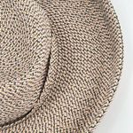 Women's Woven Wide Brim Bow Flat Top Floppy Sun Hat Beige Purple Green One Size Tan Photo 6