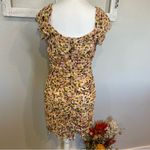 ASTR  The Label Shirred Flutter Mini Dress Photo 4