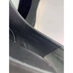 Vince . Warner Zip-Front Platform Sneaker Black 9.5 Photo 5