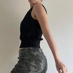 Knit Beaded 90s Top Black Photo 1