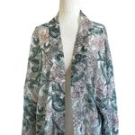 Loft  Multicolor Paisley Sheer Kimono Cover Up Women One Size | 19-28 Photo 2