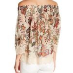 Willow & Clay  Smock Off-The-Shoulder Floral Blouse Photo 1