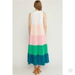 Entro women’s color block maxi dress Photo 1