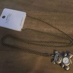 Bronze tone teddy bear watch pendant necklace Gold Photo 1