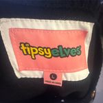 Tipsy Elves Black Christmas Lights Sequin Sweater Dress size L knit Size L Photo 3