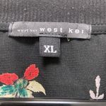 West Kei  black embroidered jacket thin bomber XL Photo 1