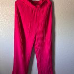 Japna Hot pink pleated pants boho L  Photo 5