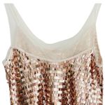 Free People  Intimately Disco Fever Mini Dress Slip
Gold Sequin Mesh NWOT Photo 2
