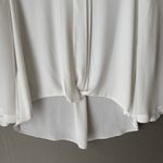 BCBGMAXAZRIA sz XS white career blouse Photo 2