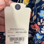 st. john's bay  Split Neck Floral Long Sleeve Rayon Blouse Women Small New Bright Photo 6