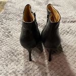 Banana Republic  Black Leather Stiletto Booties Size 7 GUC #3158 Photo 4