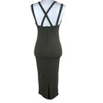 ASOS NWT  Olive Green Bodycon Strappy Dress  Size 2 Photo 11