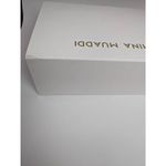 Amina Muaddi  Rosie 95mm slingback denim heels size 38 Photo 10