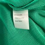 Ming Wang Green Sleeveless Knit Top Size Medium Scoop Neck Side Slit Photo 5