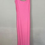 SKIMS  Bubblegum Pink Soft Lounge Maxi Dress Large RARE! Photo 0