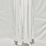 Abercrombie & Fitch  Crinkle Textured Smocked Waist Midi Dress White Size Medium Photo 14