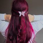 Rose quartz color butterfly hair clip hair claw Emi Jay similar Pink Photo 0