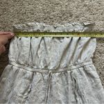 Allie Rose  Women’s Size Large Cream Linen Blend Romper Oatmeal Color Photo 1