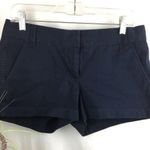 J.Crew  Women's Dark Blue Chino 3” Inseam Shorts 4 NEW Photo 1