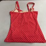 Talbots ‎ Women’s Tankini Orange & White Size 14 Underwire Bra Photo 9